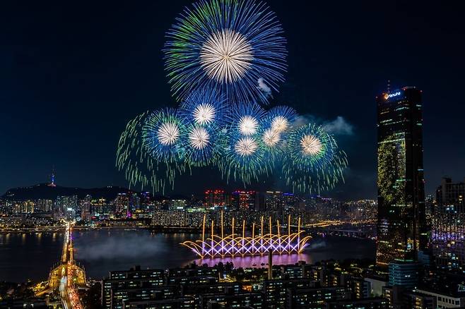 서울세계불꽃축제. 사진=한화그룹