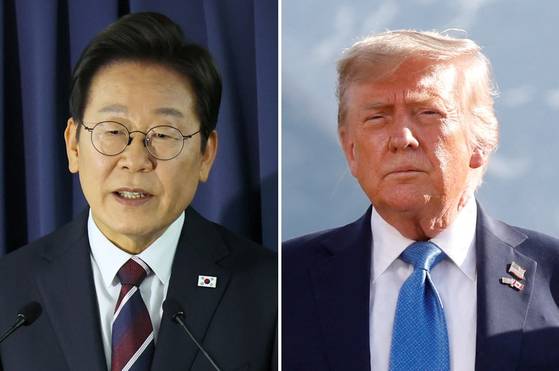 이재명 대통령(왼쪽), 도널드 트럼프 미국 대통령. 〈사진=로이터 연합뉴스〉