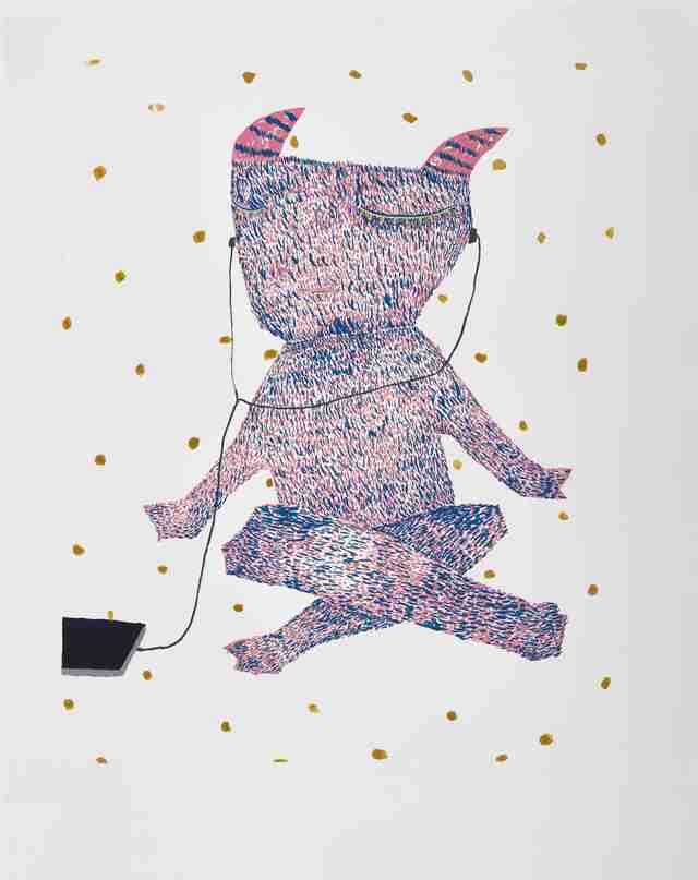 ▲ 서은희, 심호흡, 2026, 90×70cm,실크스크린 /충북문화재단 제공