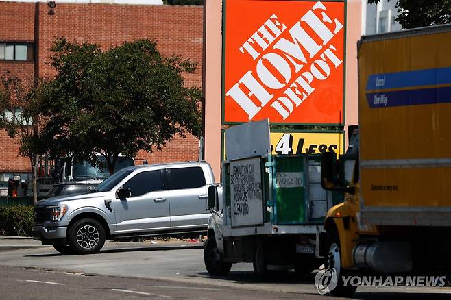 미국 캘리포니아주 로스앤젤레스(LA)의 홈디포 매장 (사진=AFP)
