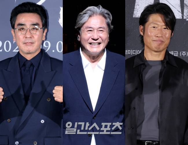 배우 류승룡(왼쪽부터), 최민식, 유해진 / 사진=일간스포츠 DB