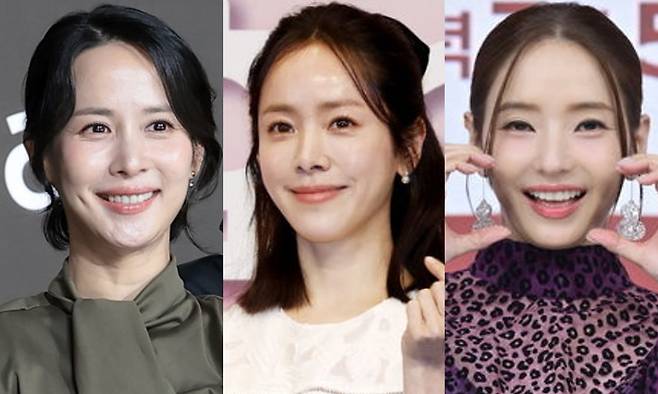 (왼쪽부터) 조여정, 한지민, 한채영. 뉴스1·뉴시스