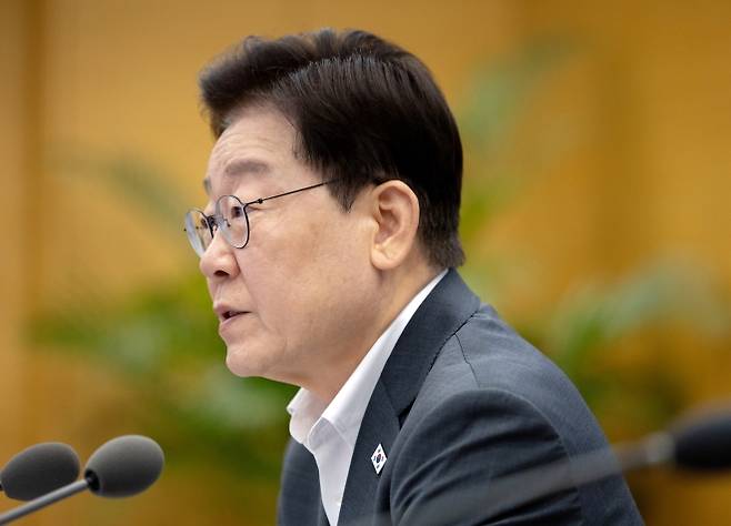 이재명 대통령이 21일 청와대에서 열린 국민주권정부 제1차 반부패정책협의회에서 발언하고 있다. 2026.8.21 연합뉴스
