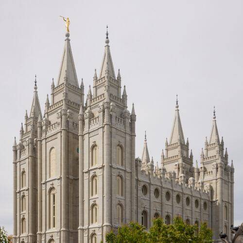 미국 유타주 솔트레이크시티에 위치한 솔트레이크 성전(Salt Lake Temple)./몰몬교 홈페이지 캡처