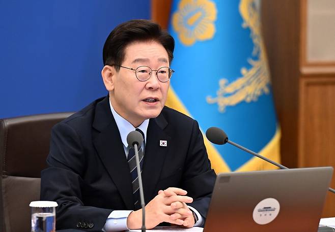 이재명 대통령이 1일 청와대에서 열린 2026년도 제38회 국무회의에서 발언하고 있다. 김지훈 기자