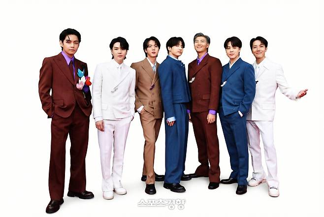 2027년 코첼라 출연 가능성이 거론되는 그룹 방탄소년단(BTS). 경향신문 자료사진