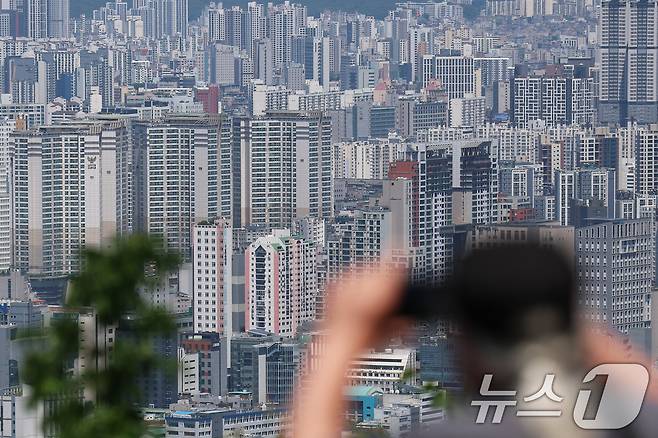 남산에서 바라본 서울 아파트 단지 모습. 2026.5.29 ⓒ 뉴스1 오대일 기자