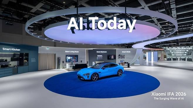 IFA2026에 처음 출전한 샤오미는 이번 전시에서 스마트폰을 비롯한 개인용 기기와 스마트홈, 스마트 모빌리티를 연결하는 “Human × Car × Home” 스마트 생태계를 전시했다.