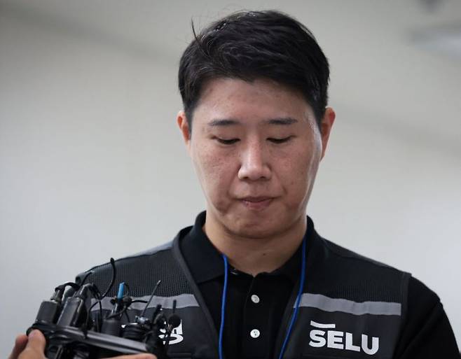 삼성그룹 초기업노동조합 삼성전자지부 최승호 위원장. 연합뉴스.