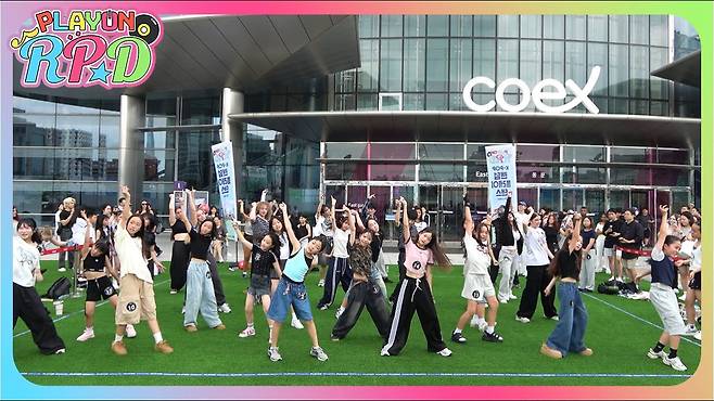 PLAYON_RPD 현장, 코엑스 K-POP 광장. (사진=케이타운포유)