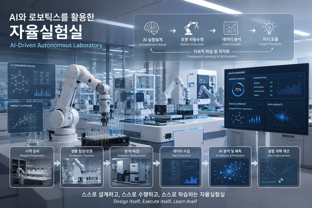 챗GPT로 그린 자율실험실 이미지.