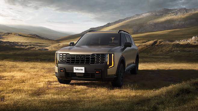 기아가 북미 시장용 모델로 출시한 SUV '텔루라이드'. 기아