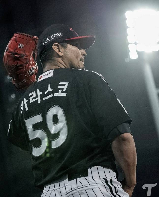 LG 카라스코가 16일 창원 NC전에서 마운드에 올랐다. /사진=LG 트윈스 제공
