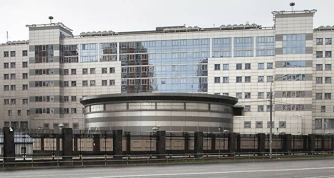 러시아 모스크바에 있는 러시아군 정보총국(GRU) 본부 건물. 뉴시스