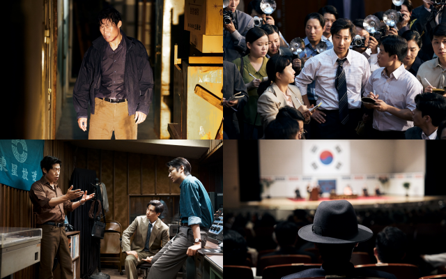 철구 역을 맡은 유해진은 또 한 번 그 시대의 사람으로서 존재하고, 박해일은 사회부 부장 재환으로 분해 묵직한 카리스마와 인간적인 온기를 동시에 담아낸다. /㈜하이브미디어코프