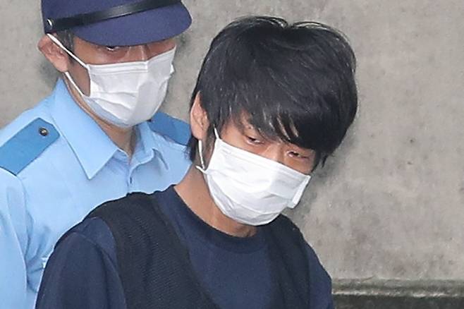 아베 신조 전 일본 총리를 살해한 혐의를 받는 야마가미 데쓰야. 연합뉴스
