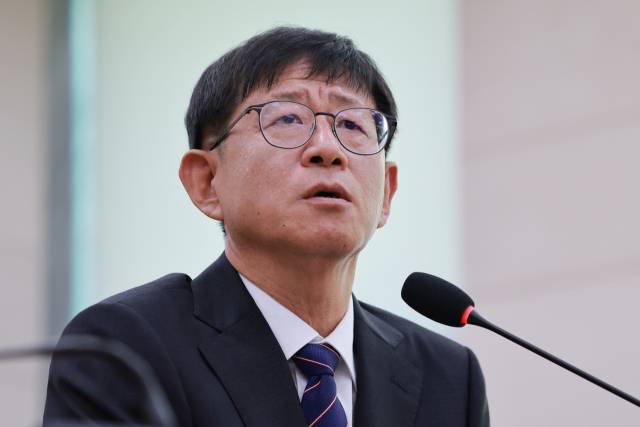 ▲최길수 특별감찰관 후보자가 18일 국회 법제사법위원회에서 열린 인사청문회에서 법사위원 질의에 답하고 있다. ⓒ연합뉴스