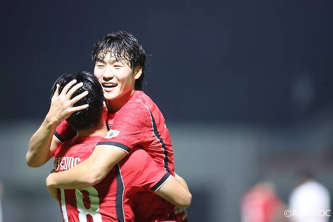 이민성호 조 1위로 8강행. 뉴시스
