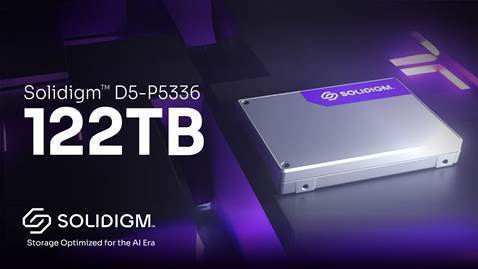 솔리다임의 122TB QLC 기반 eSSD 신제품 ‘D5-P5336’. 솔리다임 제공