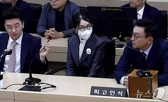 김건희 여사. (서울중앙지방법원 제공. 재판매 및 DB 금지) 2026.6.26 ⓒ 뉴스1 이호윤 기자