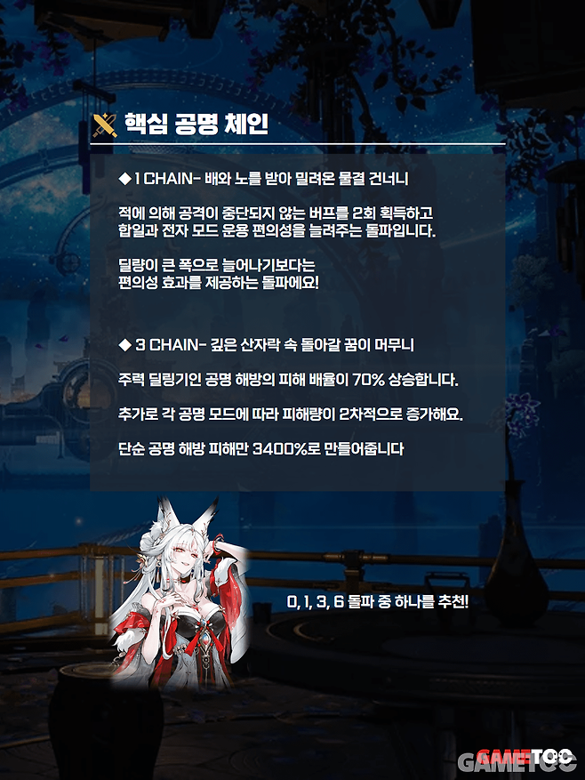 여우의 별자리 공명 체인 단계 추천 (사진= 서동규 기자)