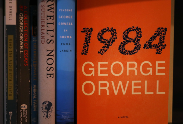 조지 오웰의 소설 '1984'. 연합뉴스