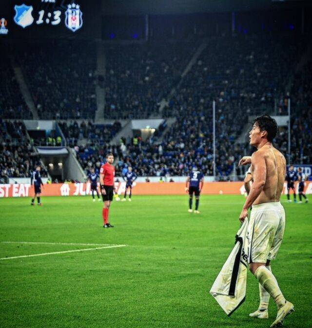 베식타스 공격수 오현규가 호펜하임과의 2026-27시즌 UEFA 유로파리그 페이즈 2차전에서 2골 1어시스트의 맹활약을 펼쳤다./베식타스
