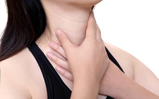 목 피부는 얼굴보다 얇고 건조해 주름과 탄력 저하가 두드러지기 쉽다./사진=클립아트코리아