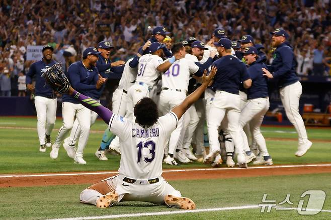 창단 첫 우승에 도전하는 탬파베이 레이스. ⓒ AFP=뉴스1