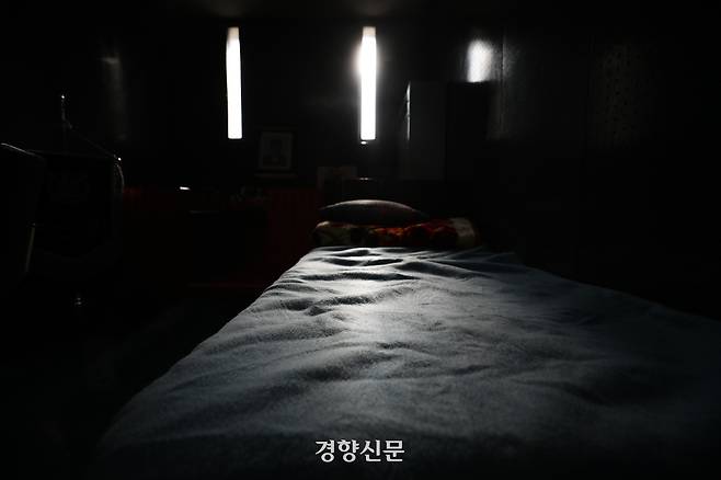 서울 용산구 옛 남영동 대공분실 5층 조사실 풍경. 이준헌 기자