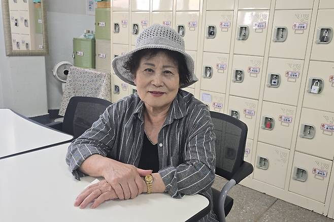 남인천고 만학도 이금련 씨. <김민지 기자>